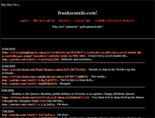 Tablet Screenshot of franksemails.com
